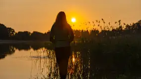 Majowy zachód słońca nad jeziorem Siercze, 2023 - zdjęcie 1