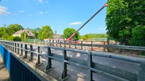 Remont Śluzy Guzianka I, stan na początek czerwca 2023 r. - zdjęcie 8