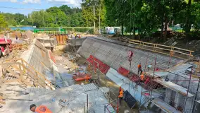 Remont Śluzy Guzianka I, stan na początek czerwca 2023 r. - zdjęcie 3