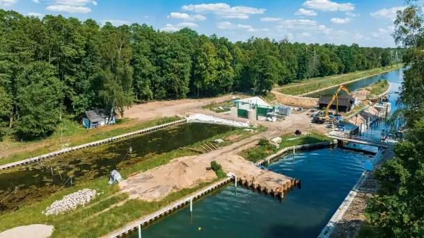 Śluza Karwik, kanał Jegliński, czerwiec 2023 r. - zdjęcie 2