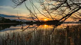 Zachód słońca nad jeziorem Mój, maj 2023 r. - zdjęcie 6