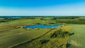 Mazurskie pola i łąki z lotu ptaka, czerwiec 2023 r. - zdjęcie 23
