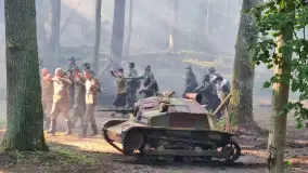 Niezwykła inscenizacja w Wilczym Szańcu. Tym razem o obronie Twierdzy Brzeskiej - zdjęcie 2