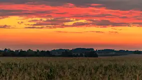 Zachód słońca w okolicach Wopławek i Kętrzyna - zdjęcie 7