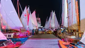 Nocne zdjęcia ze zlotu Oldtimerów w Strandzie, sierpień 2023 r. - zdjęcie 27