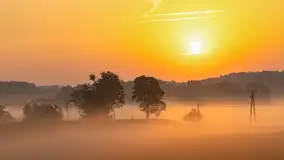 Wschód słońca we wsi Pożarki, wrzesień 2023 r. - zdjęcie 8