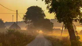 Wschód słońca we wsi Pożarki, wrzesień 2023 r. - zdjęcie 39