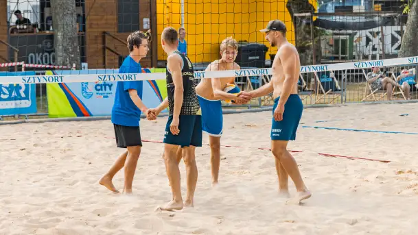 Otwarte Mistrzostwa Węgorzewa w Siatkówce Plażowej Mężczyzn - Sztynort 2023 - zdjęcie 7