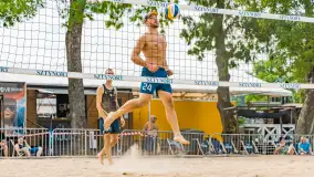 Otwarte Mistrzostwa Węgorzewa w Siatkówce Plażowej Mężczyzn - Sztynort 2023 - zdjęcie 23