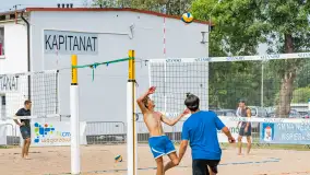 Otwarte Mistrzostwa Węgorzewa w Siatkówce Plażowej Mężczyzn - Sztynort 2023 - zdjęcie 51