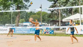 Otwarte Mistrzostwa Węgorzewa w Siatkówce Plażowej Mężczyzn - Sztynort 2023 - zdjęcie 79