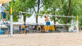 Otwarte Mistrzostwa Węgorzewa w Siatkówce Plażowej Mężczyzn - Sztynort 2023 - zdjęcie 34