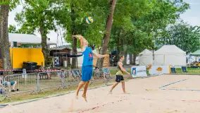 Otwarte Mistrzostwa Węgorzewa w Siatkówce Plażowej Mężczyzn - Sztynort 2023 - zdjęcie 40