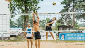 Otwarte Mistrzostwa Węgorzewa w Siatkówce Plażowej Mężczyzn - Sztynort 2023 - zdjęcie 90