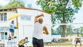 Otwarte Mistrzostwa Węgorzewa w Siatkówce Plażowej Mężczyzn - Sztynort 2023 - zdjęcie 74