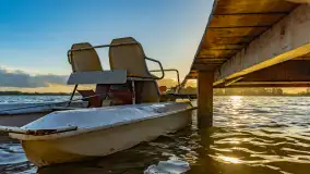 Zachód słońca nad jeziorem Mój, październik 2023 r. - zdjęcie 22