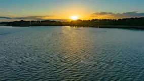 Zachód słońca nad jeziorem Mój, październik 2023 r. - zdjęcie 42