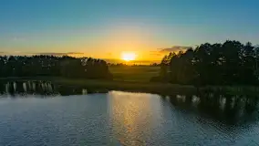 Zachód słońca nad jeziorem Mój, październik 2023 r. - zdjęcie 46