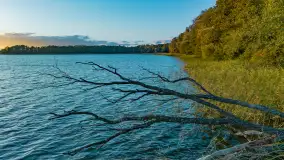 Zachód słońca nad jeziorem Mój, październik 2023 r. - zdjęcie 51