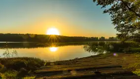 Wschód słońca nad jeziorem Iławki - zdjęcie 13