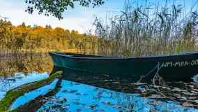 Złota mazurska jesień w Mrągowie nad jeziorem Juno - zdjęcie 23