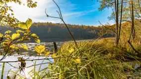 Złota mazurska jesień w Mrągowie nad jeziorem Juno - zdjęcie 19
