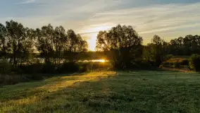 Przyrodniczy wschód słońca nad jeziorem Mażańskie - zdjęcie 2