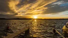 Zachód słońca nad jeziorem Bełdany, Mazurski Raj - zdjęcie 18