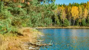 Magia mazurskiej jesieni nad jeziorem Wesołek, listopad 2023 r. - zdjęcie 22