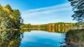 Magia mazurskiej jesieni nad jeziorem Wesołek, listopad 2023 r. - zdjęcie 35