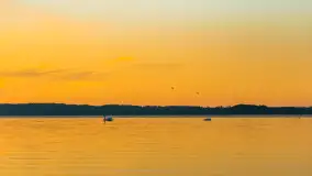 Wschód słońca nad jeziorem Dobskim, listopad 2023 r. - zdjęcie 50