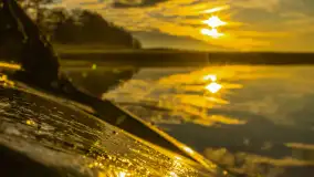 Wschód słońca nad jeziorem Dobskim, listopad 2023 r. - zdjęcie 31