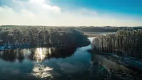 Zimowa wersja Mazur w okolicach Łabędziego Ostrowia i jeziora Kisajno - zdjęcie 68