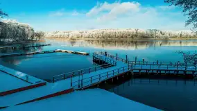 Zimowa wersja Mazur w okolicach Łabędziego Ostrowia i jeziora Kisajno - zdjęcie 33