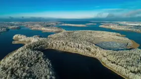 Zimowa wersja Mazur w okolicach Łabędziego Ostrowia i jeziora Kisajno - zdjęcie 47