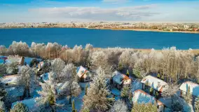 Zimowe Mazury nad jeziorem Święcajty w Ogonkach, listopad 2023 r. - zdjęcie 13