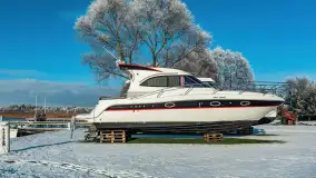 Mazurska biała jesień w porcie Ognisty Ptak, listopad 2023 r. - zdjęcie 24