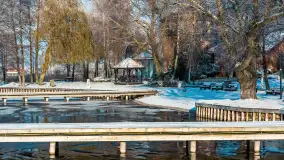 Mazurska biała jesień w porcie Ognisty Ptak, listopad 2023 r. - zdjęcie 10