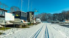 Port w Sztynorcie w zimowej odsłonie pod koniec listopada 2023 r. - zdjęcie 43