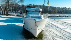 Port w Sztynorcie w zimowej odsłonie pod koniec listopada 2023 r. - zdjęcie 11