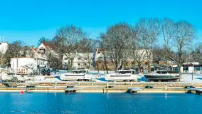 Port w Sztynorcie w zimowej odsłonie pod koniec listopada 2023 r. - zdjęcie 28