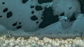 Zimowy zachód słońca nad jeziorem Mój, listopad 2023 r. - zdjęcie 28