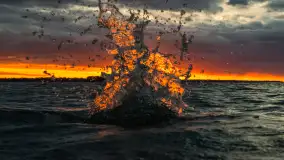 Cieniutki... zachód słońca nad jeziorem Dargin, listopad 2023 - zdjęcie 23