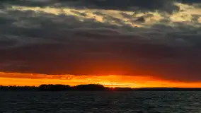 Cieniutki... zachód słońca nad jeziorem Dargin, listopad 2023 - zdjęcie 12