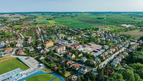 Wiosenne zdjęcia Kętrzyna z lotu ptaka, koniec maja 2023 r. - zdjęcie 12