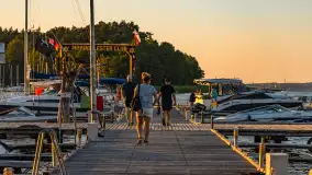 Letni zachód słońca w Marina Lester Club, lipiec 2023 r. - zdjęcie 2