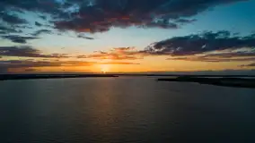 Zapomniany zachód słońca w Pierkunowie z drona, lipiec 2020 r. - zdjęcie 8