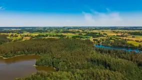 Zdjęcia Mazur z lotu ptaka na różnych ujęciach, sezon 2022 r. - zdjęcie 25