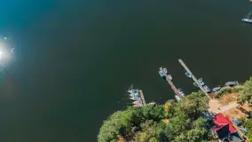 Zdjęcia Mazur z lotu ptaka na różnych ujęciach, sezon 2022 r. - zdjęcie 33