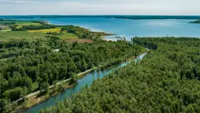 Mix zdjęć Mazur z lotu ptaka, sezon 2023 r. - zdjęcie 4